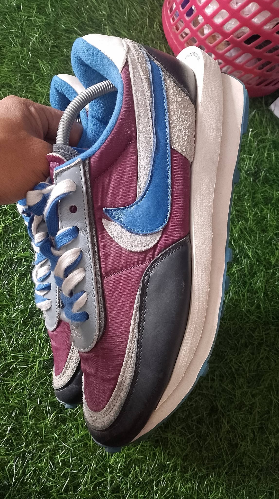 Nike LDWaffle x sacai x UNDERCOVER "Night Maroon and Team Royal foto 3