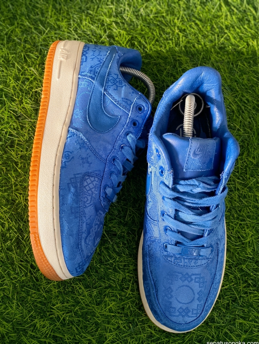 Nike Air Force 1 Low x CLOT PRM "Blue Silk"