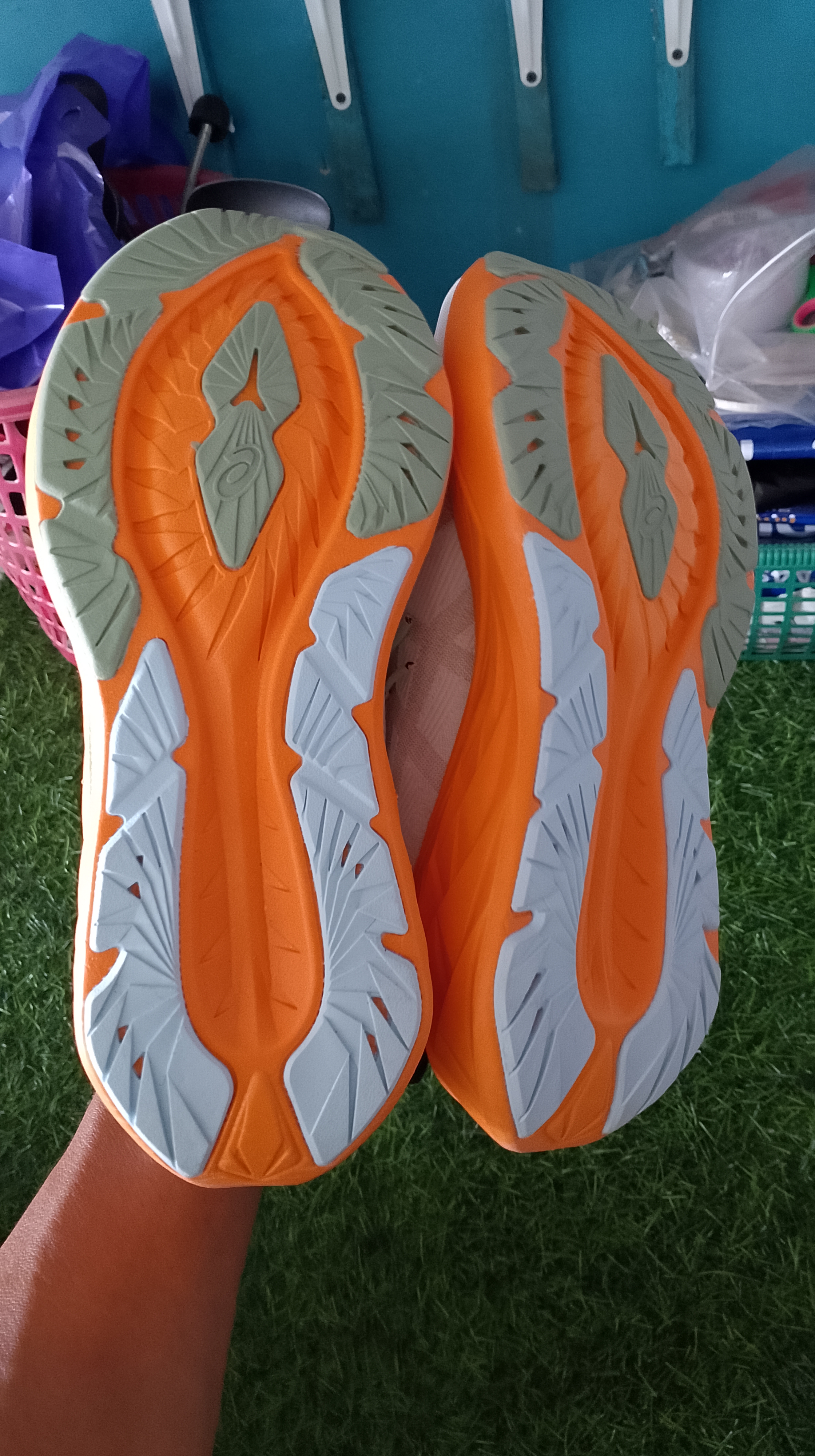 ASICS Novablast 4 TR "Nature Bathing" (Fellow Yellow/Orange) foto 3