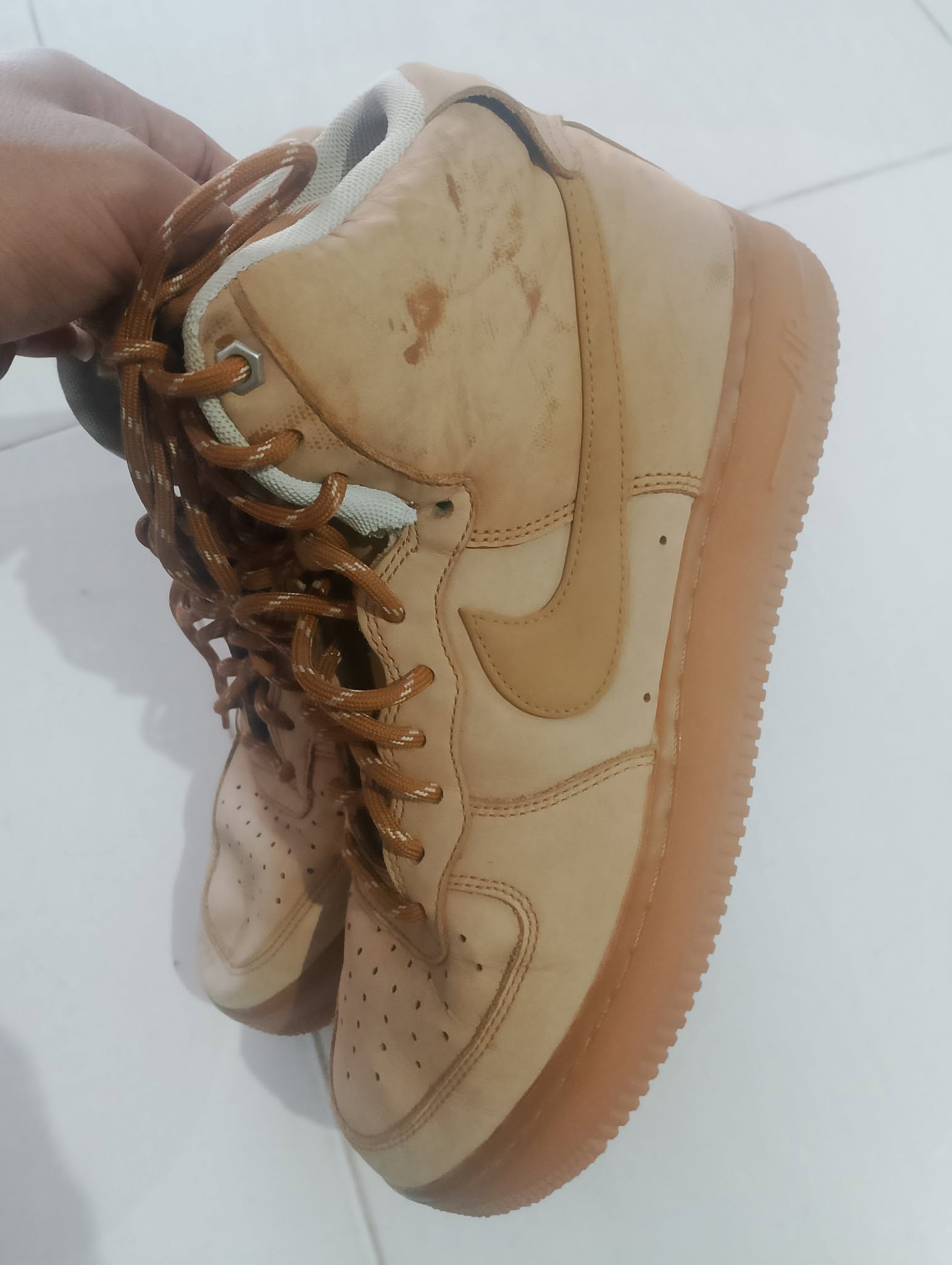 Nike Air Force 1 High '07 LV8 WB "Flax" foto 3