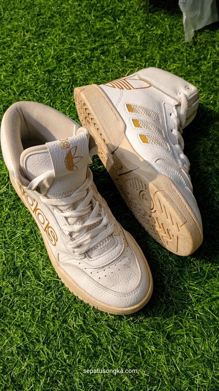 adidas Originals Drop Step XL 'White Metallic Gold'