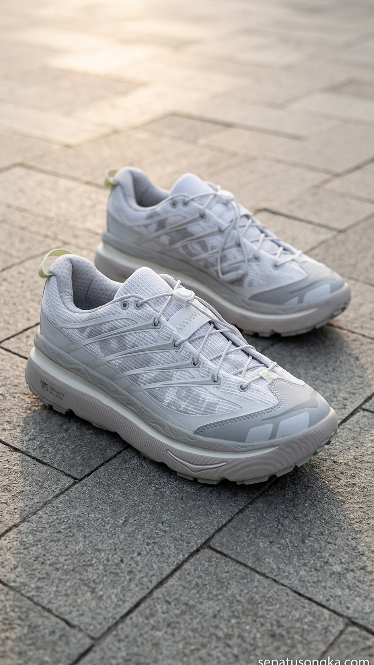 HOKA ONE ONE Mafate Origins "White / Lunar Rock"