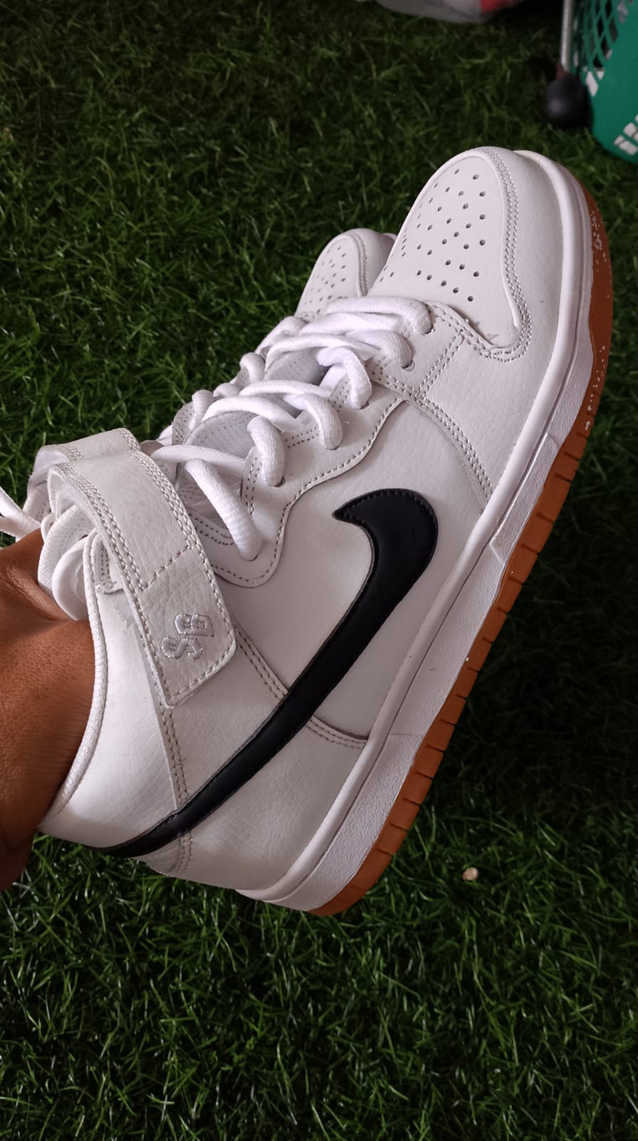 Nike SB Dunk Mid "Orange Label" White Gum foto 4