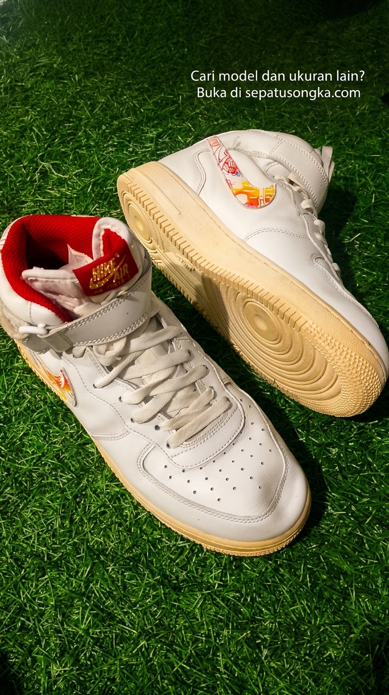 Nike Air Force 1 Mid LE (GS) 'Sail Sea Coral'