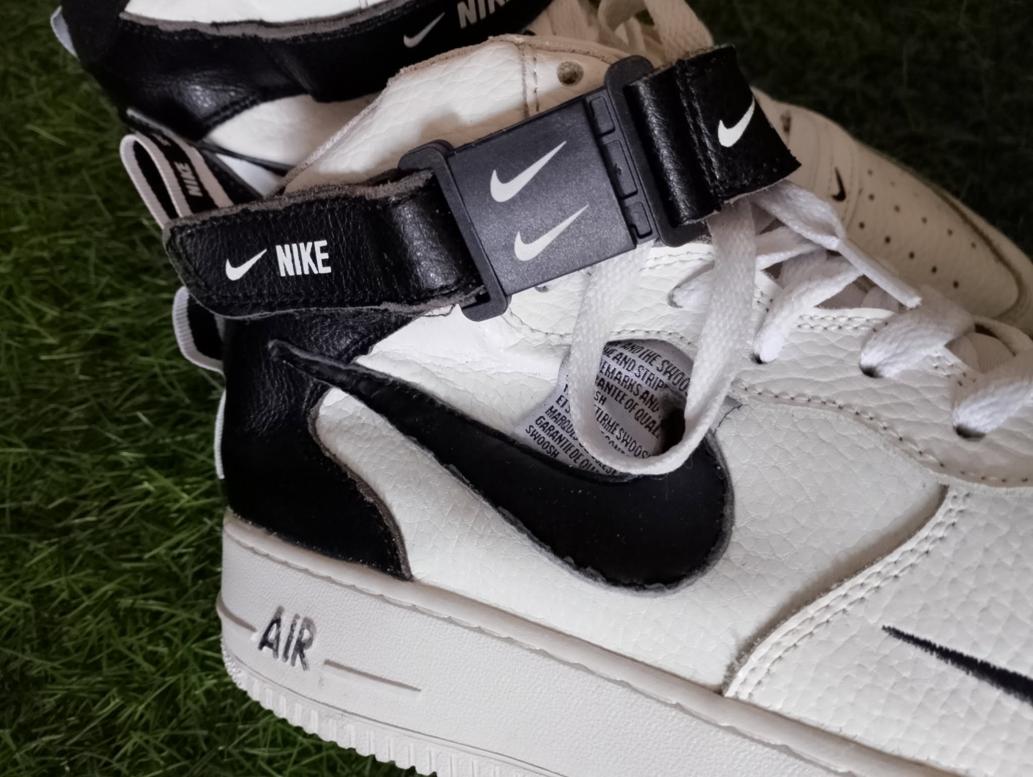 Nike Air Force 1 Mid Utility "White Black" foto 4