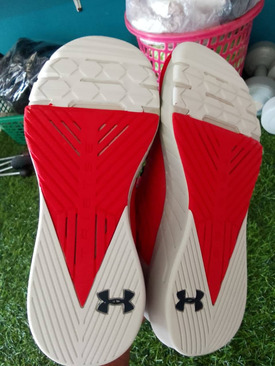 Under Armour HOVR Project Rock 2 "Blood Orange / Anthem Red" foto 2