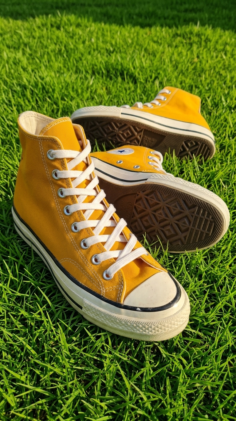 sepatu converse minus tag labet chuck taylor nya lepas