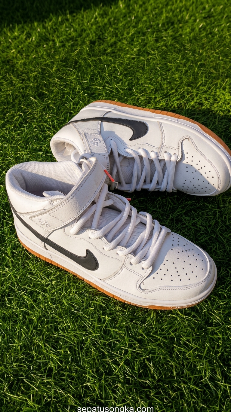 Nike SB Dunk Mid "Orange Label" White Gum