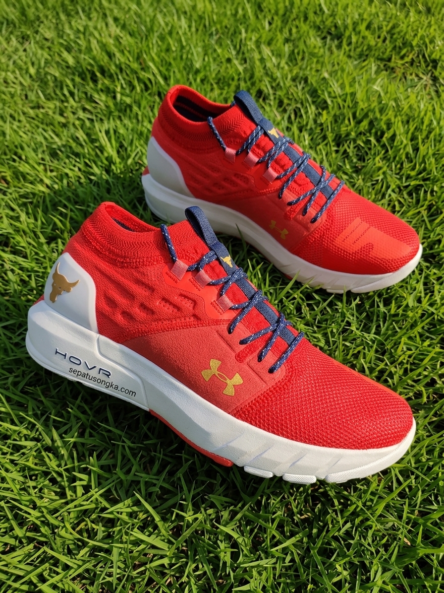 Under Armour HOVR Project Rock 2 "Blood Orange / Anthem Red"