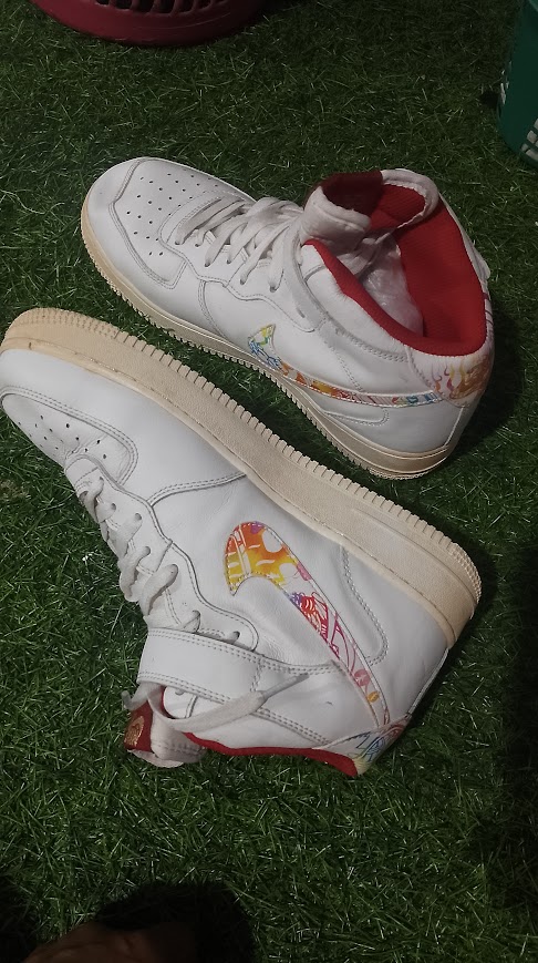 Nike Air Force 1 Mid LE (GS) 'Sail Sea Coral' foto 5