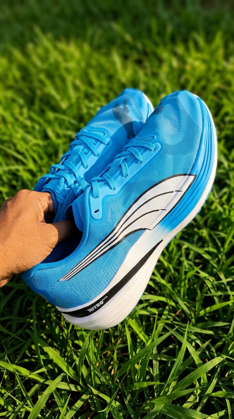 sepatu lari ukuran besar