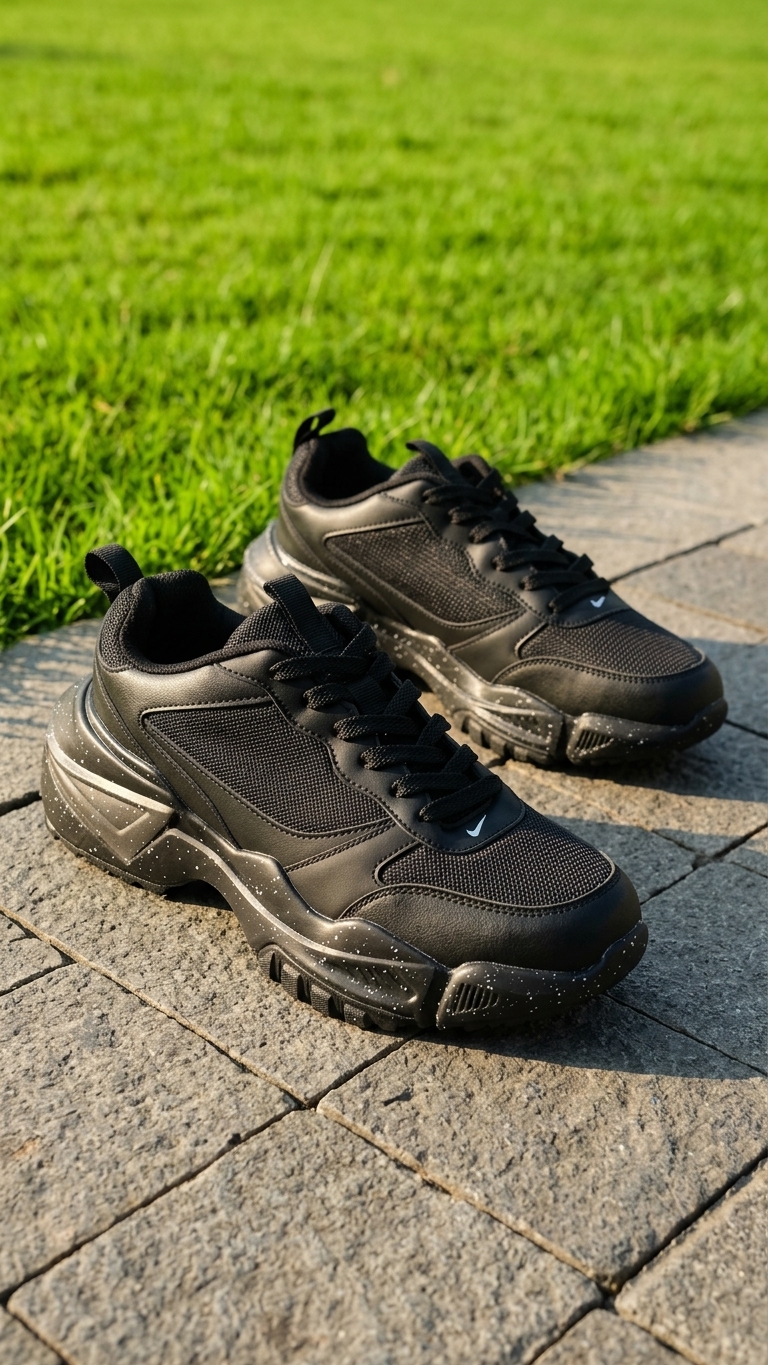 sepatu fullblack nike