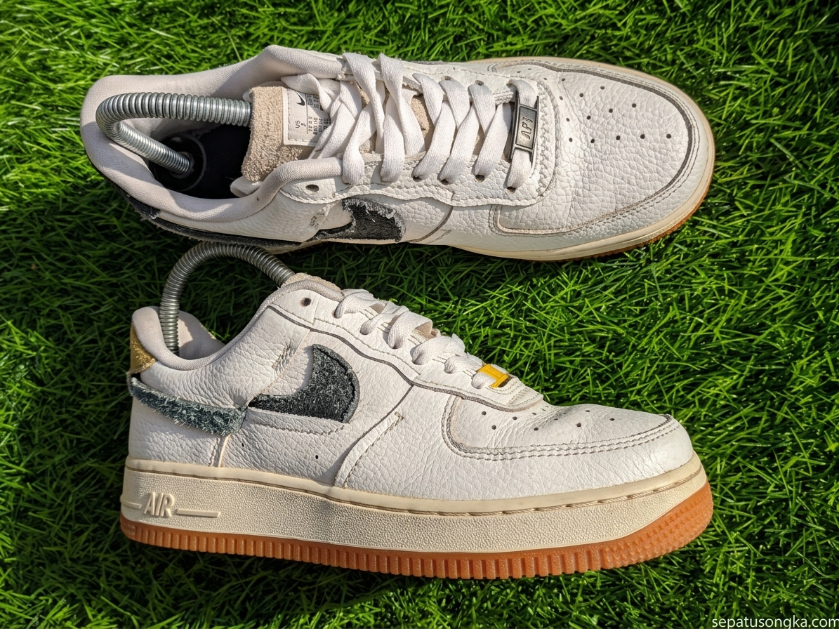 Nike Air Force 1 '07 LXX "Vandalized" Sail Chrome Yellow