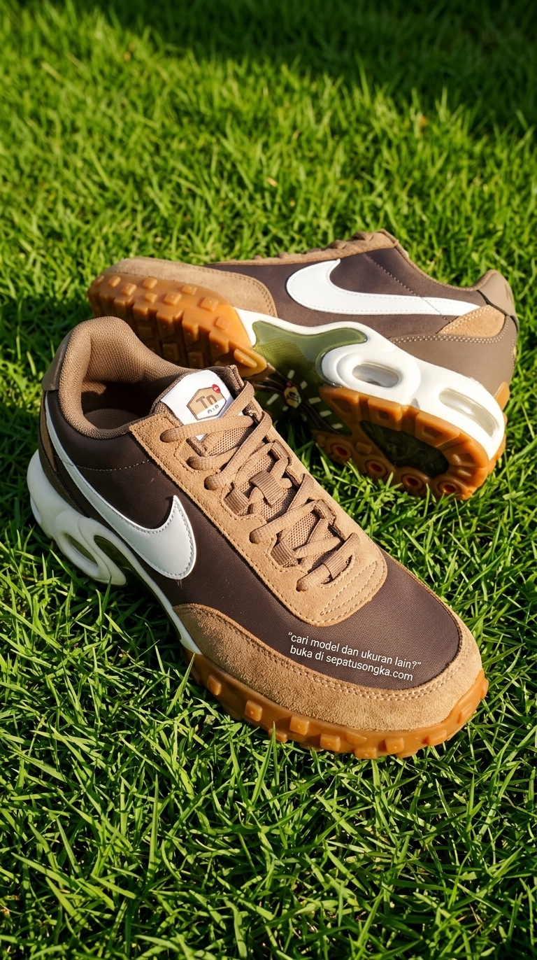 sneaker palopo- Nike Air Max Waffle SP (varian warna Matte Olive / Dark Brown Gum