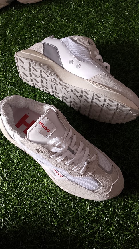 HUGO Kane Runner Premium Mixed-Material Sneakers foto 5