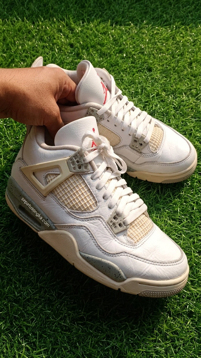 Air Jordan 4 Retro "Linen" (atau dikenal juga sebagai varian "Sand"