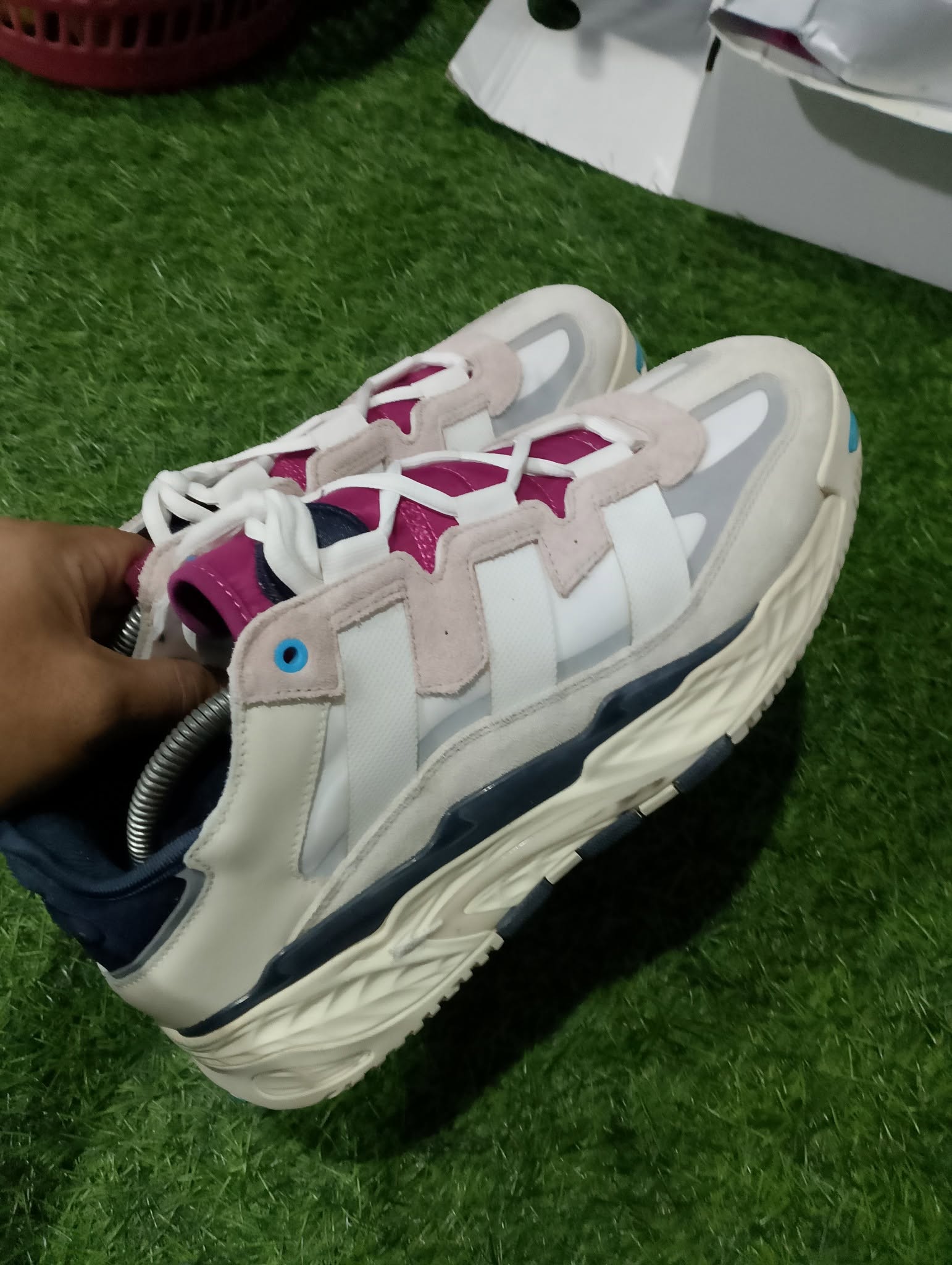 Adidas Niteball "Off White/Cream White/Pink Tint